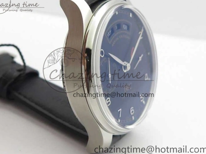 MIROTIME 0211 Portuguese Real PR Real Annual Calendar IW503502 ZF 1:1 Best Edition Black Dial Steel Markers on Black Leather Strap A StreetReady 7134